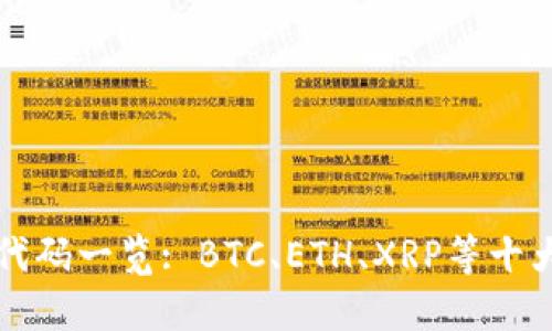 韩国加密货币股票代码一览: BTC、ETH、XRP等十大数字货币股票代码