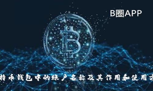 比特币钱包中的账户名称及其作用和使用方法